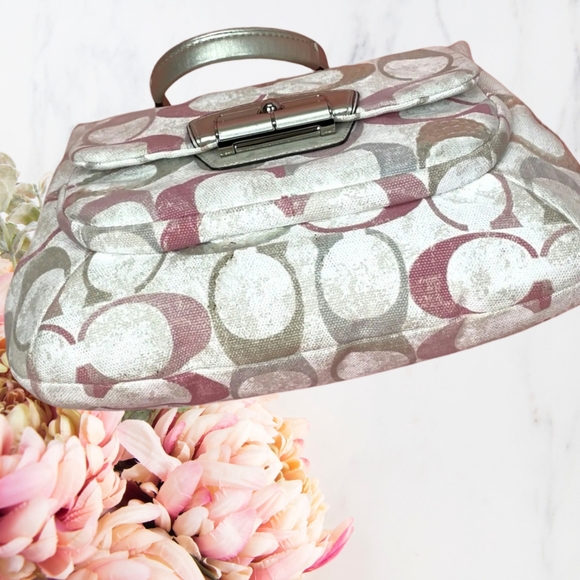 Coach sig multi color hobo - Picture 5 of 9